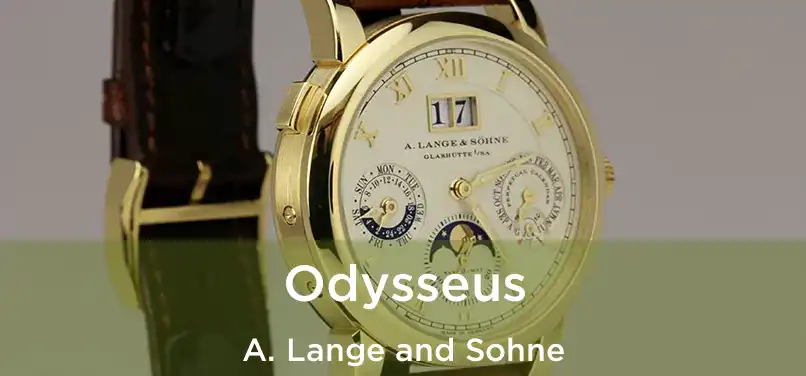  Odysseus A. Lange and Sohne