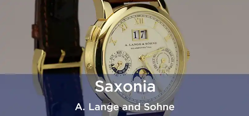 Saxonia A. Lange and Sohne